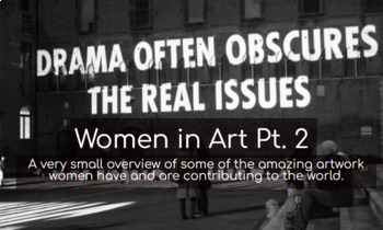 Preview of Women's History Month in Art, Part 2