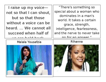 Preview of Women's History Month quotes