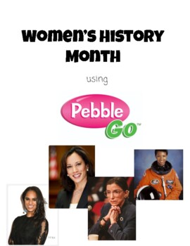 Preview of Women's History Month with PebbleGo