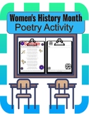 Women's History - Poetry Activity