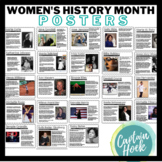 Women's History Month Posters | Famous Women Poster Set Wi