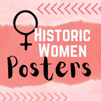 Preview of Women's History Posters - Famous Historic Women  Classroom Decor