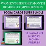 Women's History Reading Comprehension BOOM CARDS SUPER BUNDLE