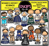 Women’s History – Science Clip Art Bundle {Educlips Clipart}