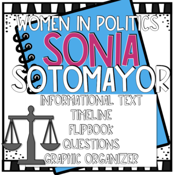 Preview of Women's History: Sonia Sotomayor Informational Text | Print + Digital