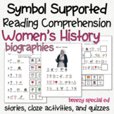 Women's History - Symbol Supported Picture Reading Compreh