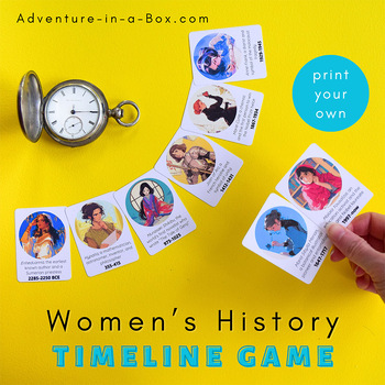 Preview of Women's History Timeline Game