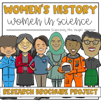 Preview of Women's History / Women in Science / /Women in History Month / Research Project