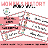 Women's History Word Wall!!