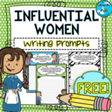 Women's History Month Writing Prompts - Print + Google Slides