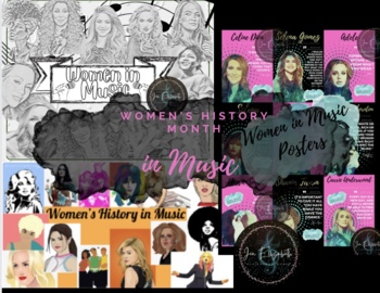 Preview of Women's History in Music Bundle