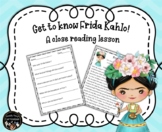 Women's History month lesson plan/Frida Kahlo lesson /prin