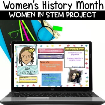 Preview of Women's History of Science Project