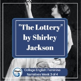 Women's Literature - Shirley Jackson Virginia Woolf Week 3