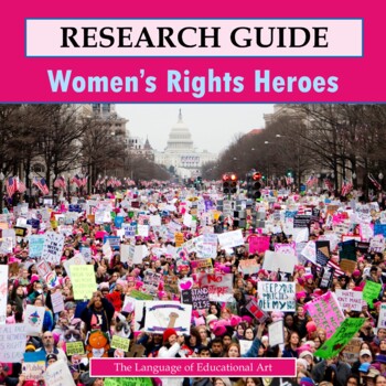 Preview of Women's Rights Heroes Research Paper Project — History ELA — CCSS Rubric