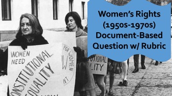 Preview of Women's Rights Movement / Feminism DBQ (1950s-70s)
