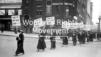 Preview of Women's Rights Movement Picture Walk