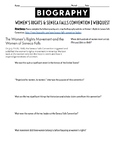 Women's Rights & Seneca Falls Convention Webquest WITH KEY!