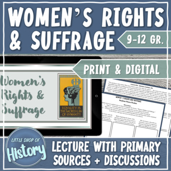 Preview of Women's Rights and Suffrage Lecture with Primary Sources
