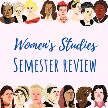 Preview of Women's Studies: Semester Review and Study Guide Tempalte