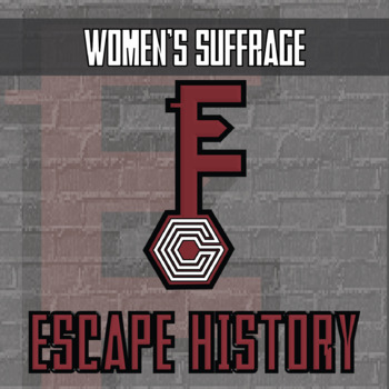 Preview of Women's Suffrage Escape Room Activity - Printable Game & Digital Google Versions