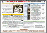 Women's Suffrage - Knowledge Organizer/ Revision Mat!