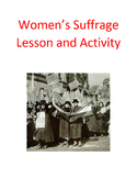 Women's Suffrage Lesson and Activity