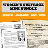 Women's Suffrage Mini Unit Bundle