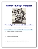 Women's Suffrage Movement Webquest (With Answer Key!