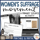 Women's Suffrage Primary Source Activity | DBQ | Women's H