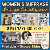 Women's Suffrage Primary Source Image Analysis Activity + 