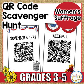 Preview of Women's Suffrage QR Code Activity