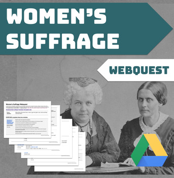 Preview of Women's Suffrage Webquest