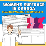 Women's Suffrage  of Canada: Nonfiction Reading Passage, W