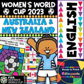 Preview of Women´s World Cup 2023 -No-Prep Printables - Flashcards & Posters ( K-5th Grade)