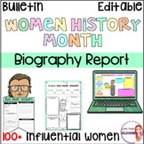 Women's history month - biography report - Women in Stem -