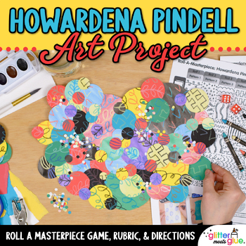 Preview of Womens History Month Art Project: Howardena Pindell Collage Art Lesson, Sub Plan