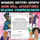 Womens History Month Main Idea Reading Comprehension Passa