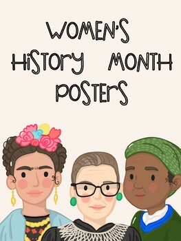 Preview of Womens History Month Posters
