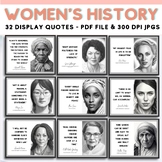 Womens History Month Posters For Womens History Month Bull