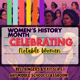 Womens History Month|Slides|Middle School|Biography| Socia