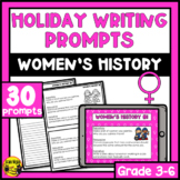 Womens History Month Writing Prompts | Paper or Digital