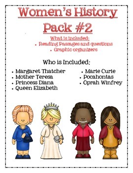 Preview of Women's History Pack #2