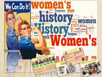 Preview of International Women's day interactive powerpoint for lesson/assembly