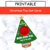 Won-Doh-Ful Christmas Play Doh Gift Tags - Printable - Cla
