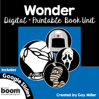 Preview of Wonder Novel Study  [Palacio]: Digital + Printable Book Unit