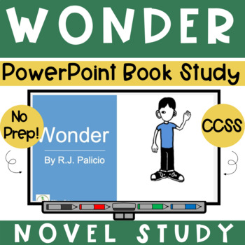 Preview of Wonder Novel Study PowerPoint