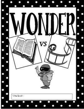 Preview of Wonder: Book vs Movie by Jean Martin