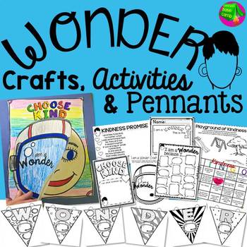 Preview of Wonder Crafts, Activities and Pennants