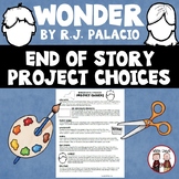Wonder End of Novel Project Choices Activity